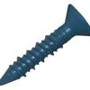 Flat Head Phillips Commercial Concrete Screws Blue Finish Tapcons