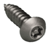 Torx Drive Button Head Sheet Metal Screw Type AB 18/8 Stainless Steel W/PIN