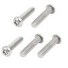 Torx Drive Button Head Socket Machine Screw 18/8 Stainless Steel W/Pin