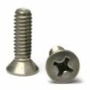 Flat Head Phillips Machine Screw Zinc  CR+3