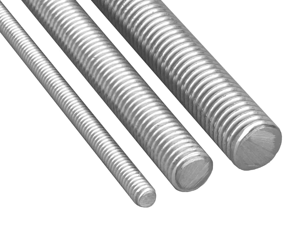 1-8 x 6 Coarse Thread ASTM F593 All Thread Rod Stainless Steel 304 Pk 2 
