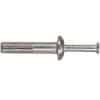 Hammer Drive Anchor Mushroom Head Zinc Alloy with Zinc Plated Nails