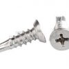 Flat Head Undercut Phillips Full Thread Self Drilling Screw Zinc and Bake