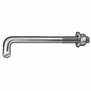 L-Hook Anchors Bolts (Hot Dipped Galvanized)