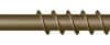 Star Drive Flat Head w/Nibs, Coarse Thread, Type 17 WAR Coated Brown