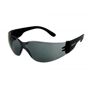 Proferred 100 Smoke Lens AS Safety Glasses ANSI Z87.1 Compliant (Pkg Qty: 12pcs )