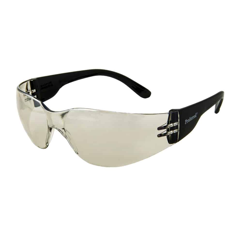 Proferred 100 I O Mirror Lens Safety Glasses Ansi Z87 1 Compliant Pkg Qty 12pcs R H Fasteners