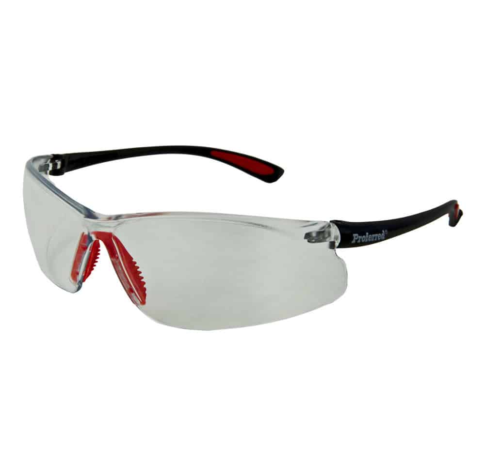 Proferred 200 Clear Lens As Safety Glasses Ansi Z87 1 Compliant Pkg Qty 12pcs R H Fasteners