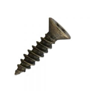 Antique Brass Phillip Flat Head Type A wood Screw COARSE Thread