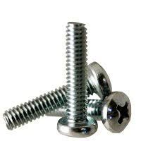 download (7) Pan head Phillips Machine Screw Zinc Plated CR+3