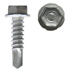 Teks® #3Tek Point Hex Head Unslotted Teks Select™ Composite Material-to-Metal Self-Drilling Screws ITW BUILDEX