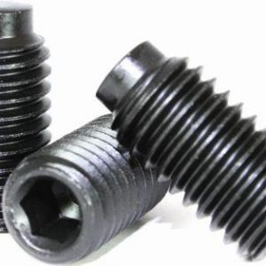 HALF DOG SOCKET SET SCREW THERMAL BLACK OXIDE ALLOY STEEL FINE THREAD