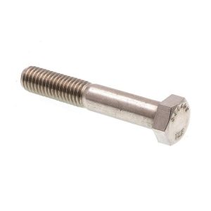 HEX CAP SCREWS BOLT (18-8) STAINLESS STEEL PARTIALLY THREADED COARSE THREAD